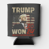 トランプが2024年素晴らしに歴史に復帰 缶クーラー (正面)