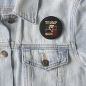 トランプが2024年素晴らしに歴史に復帰 缶バッジ (インサイチュ)