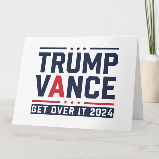 トランプが2024年選挙で勝利 トランプ大統領 ヴァンス カード (正面)
