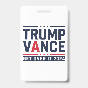 トランプが2024年選挙で勝利 トランプ大統領 ヴァンス バッジ