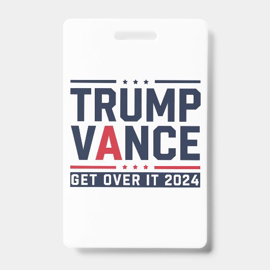 トランプが2024年選挙で勝利 トランプ大統領 ヴァンス バッジ (正面)