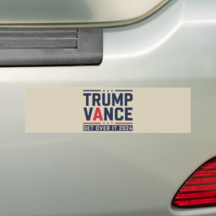 トランプが2024年選挙で勝利 トランプ大統領 ヴァンス バンパーステッカー