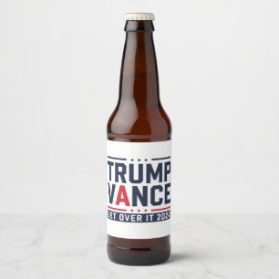 トランプが2024年選挙で勝利 トランプ大統領 ヴァンス ビールラベル