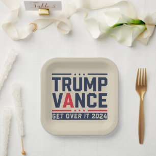 トランプが2024年選挙で勝利 トランプ大統領 ヴァンス ペーパープレート