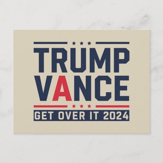トランプが2024年選挙で勝利 トランプ大統領 ヴァンス ポストカード (正面)