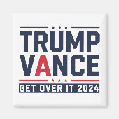 トランプが2024年選挙で勝利 トランプ大統領 ヴァンス マグネット (正面)