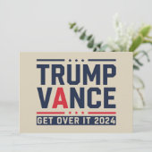 トランプが2024年選挙で勝利 トランプ大統領 ヴァンス 招待状 (スタンド正面)