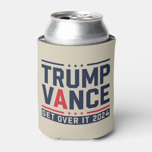 トランプが2024年選挙で勝利 トランプ大統領 ヴァンス 缶クーラー (缶正面)