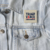 トランプが2024年選挙で勝利 トランプ大統領 ヴァンス 缶バッジ (インサイチュ)