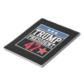 トランプが2024年選挙で勝利 トランプ2024年勝出 ノートパッド (回転)
