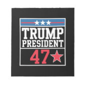 トランプが2024年選挙で勝利 トランプ2024年勝出 ノートパッド (正面)
