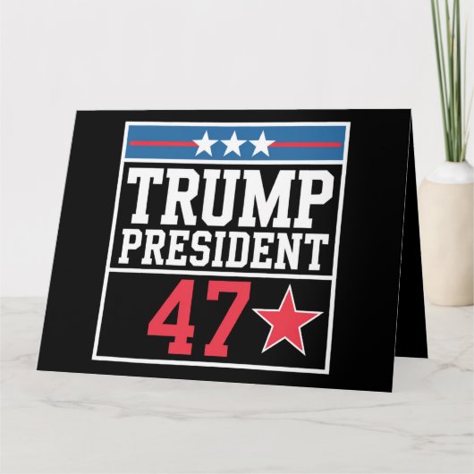 トランプが2024年選挙で勝利 トランプ2024年当選 カード (正面)