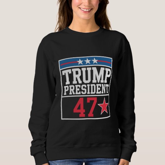 トランプが2024年選挙で勝利 トランプ2024年当選 スウェットシャツ (正面)