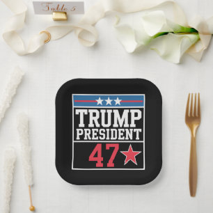 トランプが2024年選挙で勝利 トランプ2024年当選 ペーパープレート
