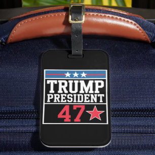 トランプが2024年選挙で勝利 トランプ2024年当選 ラゲッジタグ