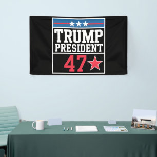 トランプが2024年選挙で勝利 トランプ2024年当選 横断幕