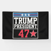 トランプが2024年選挙で勝利 トランプ2024年当選 横断幕 (横)