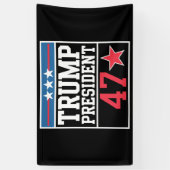 トランプが2024年選挙で勝利 トランプ2024年当選 横断幕 (縦)