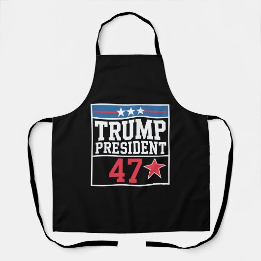 トランプが2024年選挙に勝利 トランプ2024年勝利 エプロン (正面)