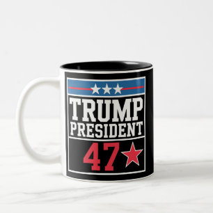 トランプが2024年選挙に勝利 トランプ2024年当選 ツートーンマグカップ