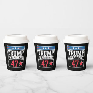 トランプが2024年選挙に勝利 トランプ2024年当選 紙コップ