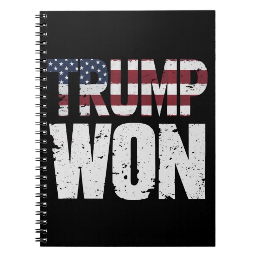 トランプが47代目米国大統領に当選 2024年選挙 ノートブック (正面)