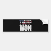 トランプが47代目米国大統領に当選 2024年選挙 バンパーステッカー (正面)