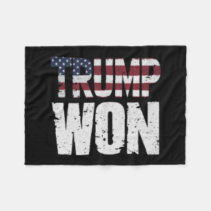 トランプが47代目米国大統領に当選 2024年選挙 フリースブランケット