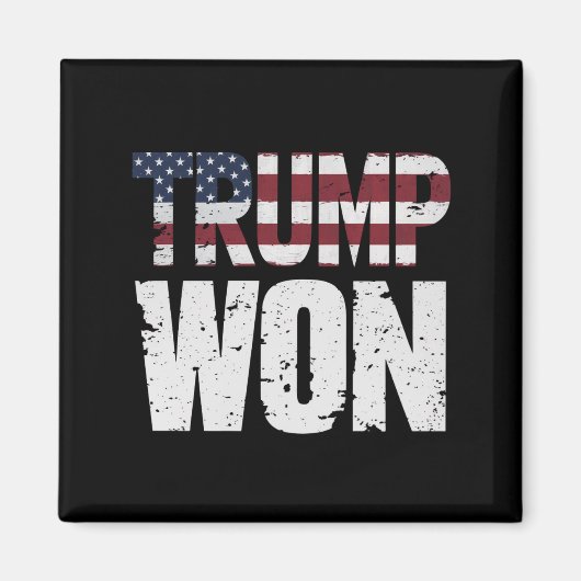 トランプが47代目米国大統領に当選 2024年選挙 マグネット (正面)