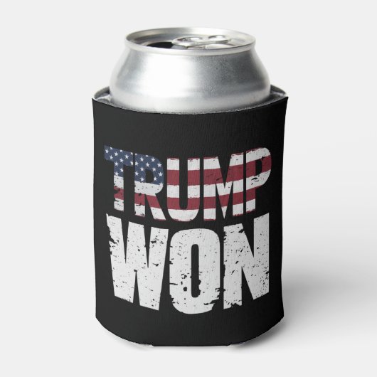トランプが47代目米国大統領に当選 2024年選挙 缶クーラー (缶正面)