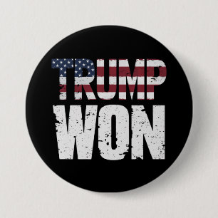 トランプが47代目米国大統領に当選 2024年選挙 缶バッジ