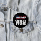トランプが47代目米国大統領に当選 2024年選挙 缶バッジ (インサイチュ)