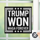 トランプが47代目米国大統領に当選 Maga 選挙 2024 ウィンドウサイン (ホーム)