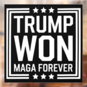 トランプが47代目米国大統領に当選 Maga 選挙 2024 ウィンドウサイン (シート2)
