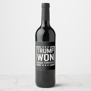 トランプが47代目米国大統領に当選 Maga 選挙 2024 ワインラベル