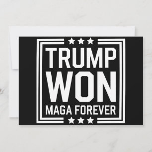 トランプが47代目米国大統領に当選 Maga 選挙 2024 招待状