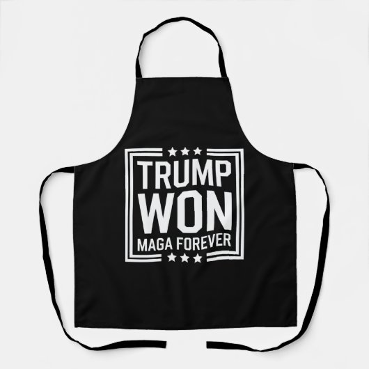 トランプが47代目米国大統領に当選 Maga 2024年選挙 エプロン (正面)