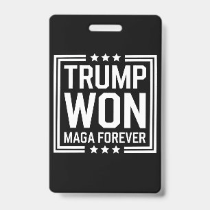 トランプが47代目米国大統領 MAGA選挙2024に勝利 バッジ