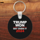 トランプがItを乗り越えて獲得2024 キーホルダー (正面)