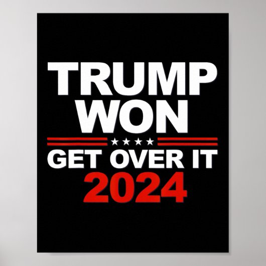 トランプがItを乗り越えて獲得2024 ポスター (正面)