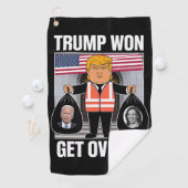 トランプがItを乗り越えるMagaが2024年選挙で勝利 ゴルフタオル (インサイチュ)