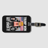 トランプがItを乗り越えるMagaが2024年選挙で勝利 ラゲッジタグ (正面横)