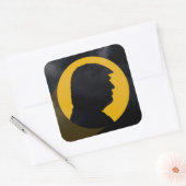 トランプこうもり – シグナル3"スクエアステッカーx6 スクエアシール (封筒)