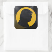 トランプこうもり – シグナル3"スクエアステッカーx6 スクエアシール (バッグ)