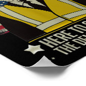 トランプごみの日11月5日ごみの取り出し ポスター (角)