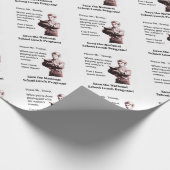 トランプさん、もう少し食べていい？ ラッピングペーパー (角)