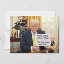 トランプさん 誕生日おめでとう、または イベントおめでとう