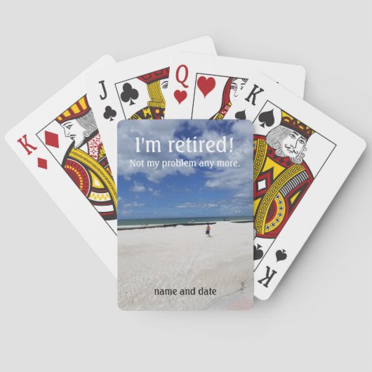 トランプだ退職した トランプ (裏面)