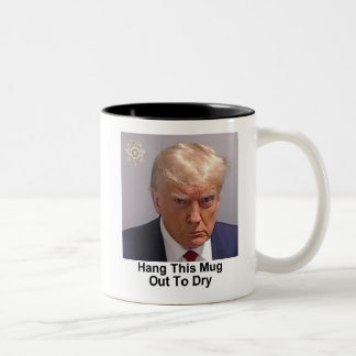 トランプつるマグ「このマグを乾かす」 ツートーンマグカップ