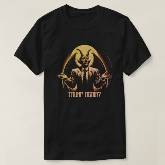 トランプでまた? Tシャツ (デザイン正面)